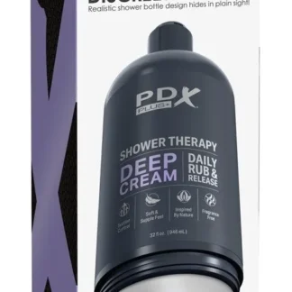 PDX Plus Shower Therapy Deep Cream – diskrétny masturbátor
