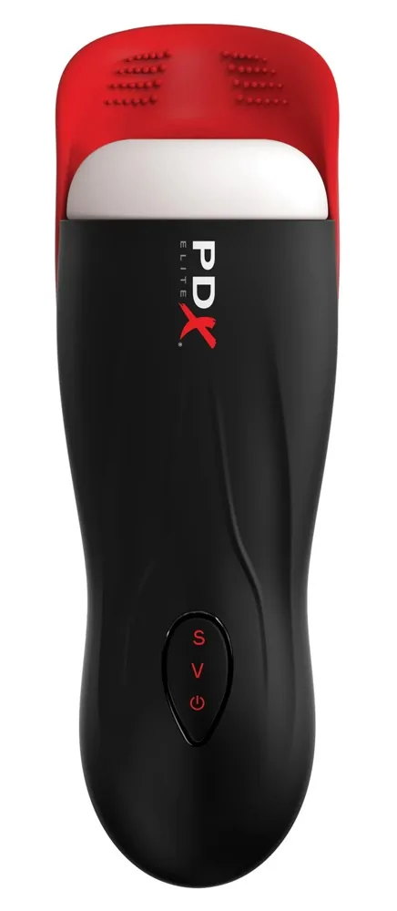 PDX Elite Fap-O-Matic Pro – masturbátor so stimulátorom semenníkov – Obrázok 3
