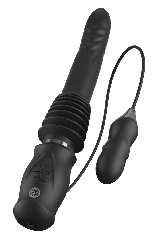 Fetish Fantasy Ultimate Silicone Thruster – prírazový vibrátor, čierny – Obrázok 4