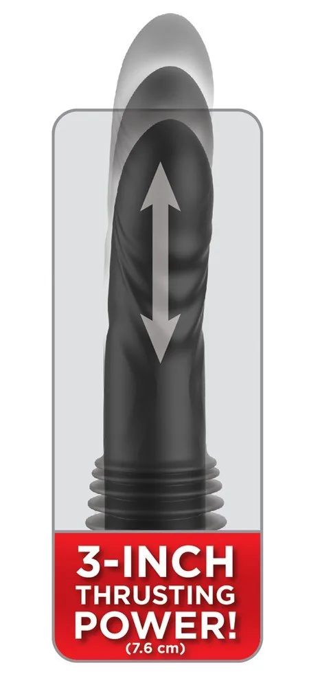 Fetish Fantasy Ultimate Silicone Thruster – prírazový vibrátor, čierny – Obrázok 7