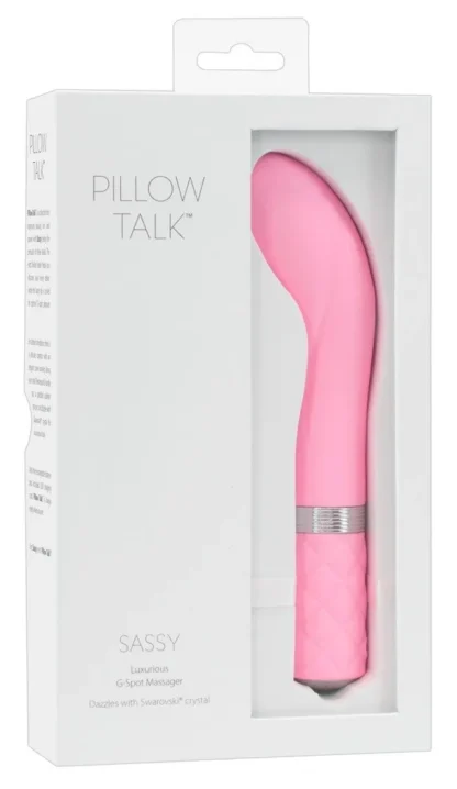 Pillow Talk Sassy – vibrátor na bod G (ružový)