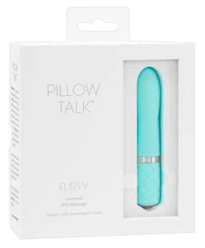 Pillow Talk Flirty – vibračná guľôčka (tyrkysová)