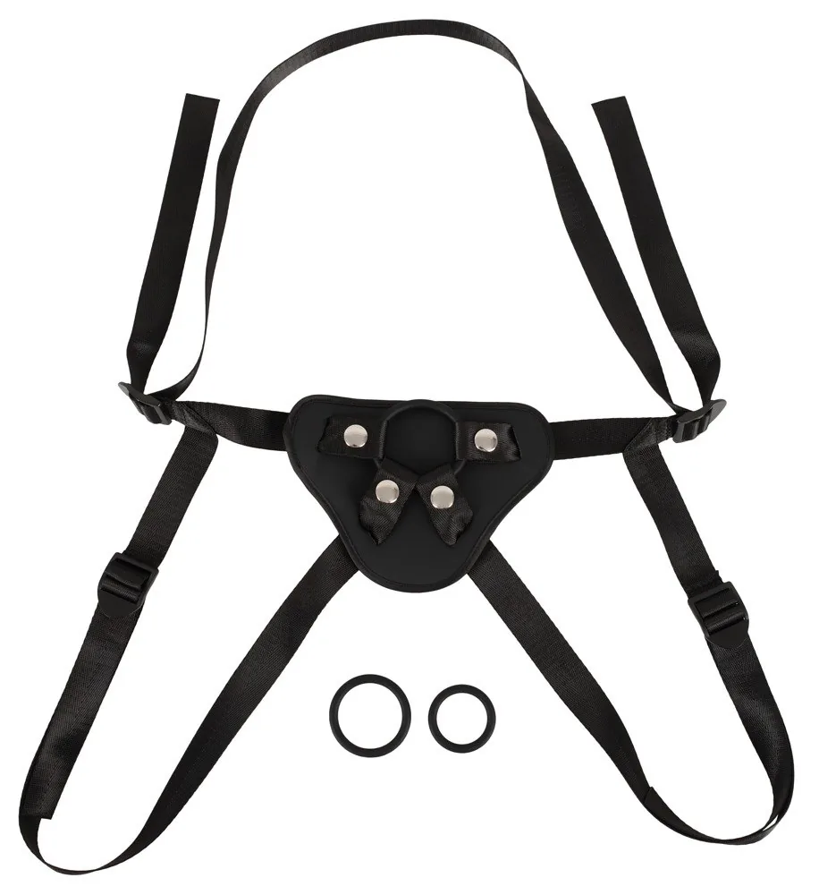 Strapon Vegan S-L – pripínacie dildo s postrojom – Obrázok 3