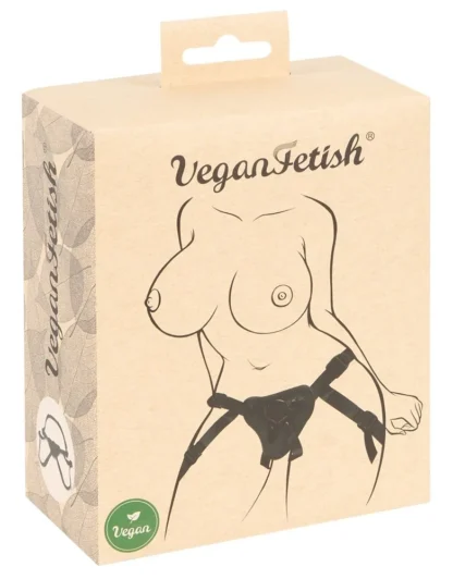 Strapon Vegan S-L – pripínacie dildo s postrojom