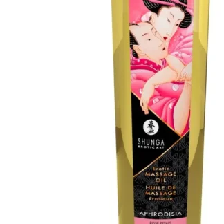 Shunga erotický masážny olej Aphrodisia – ruža