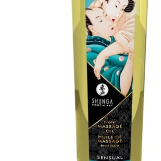 Shunga erotický masážny olej Sensual – Island Blossom
