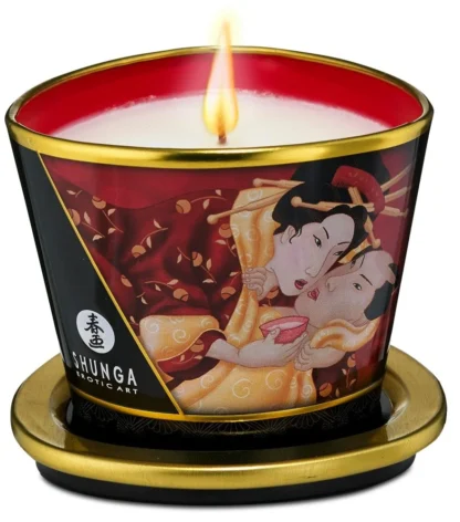 Shunga masážna sviečka Romance