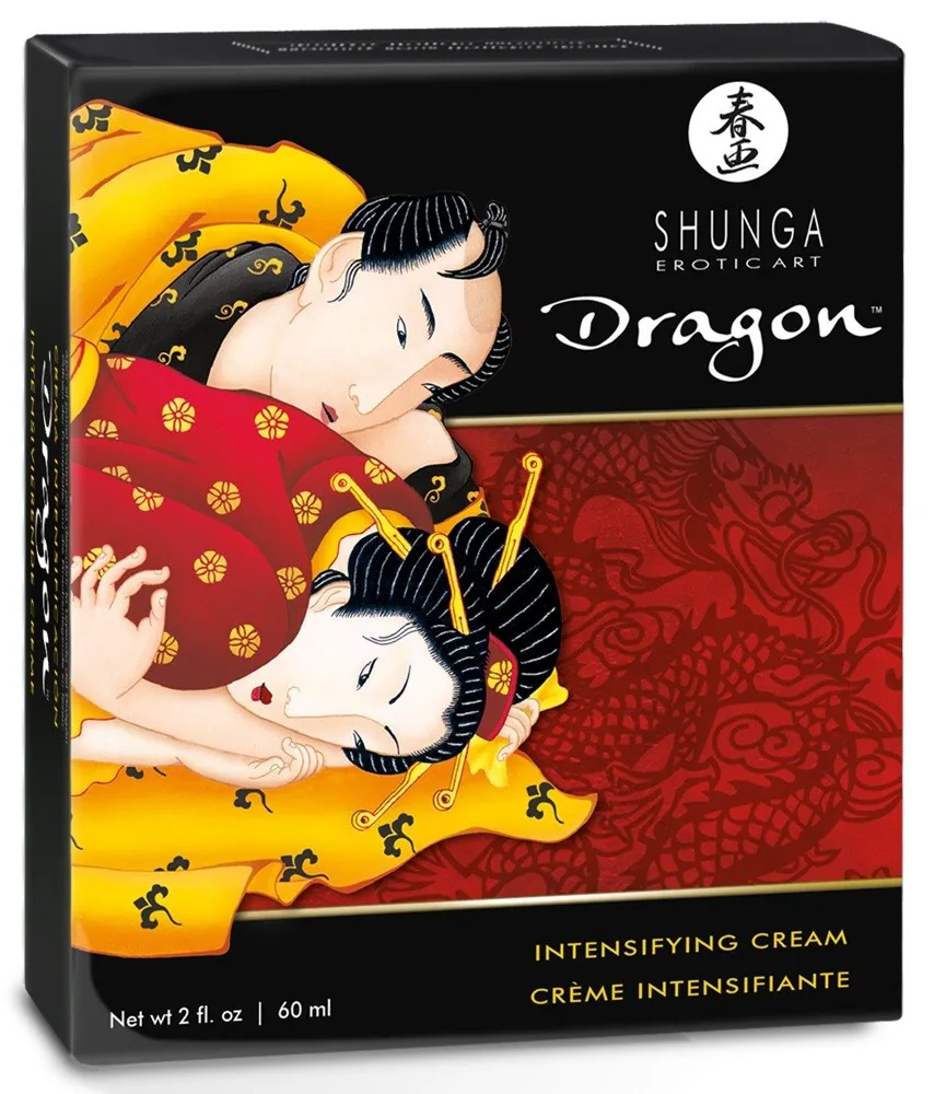 Shunga Dragon – stimulačný krém pre mužov – Obrázok 3