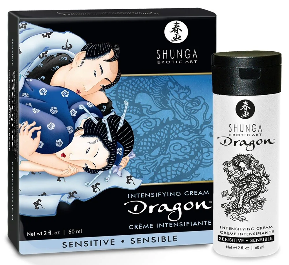 Shunga Dragon Sensitive – jemný stimulačný krém