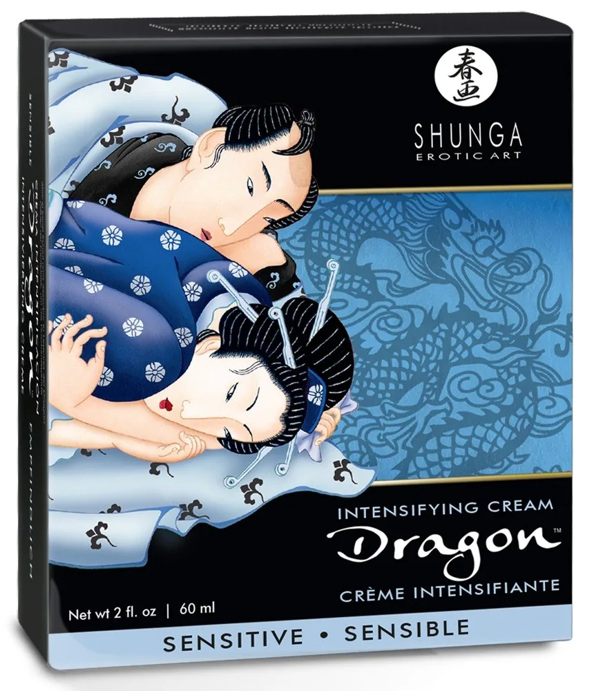 Shunga Dragon Sensitive – jemný stimulačný krém – Obrázok 3