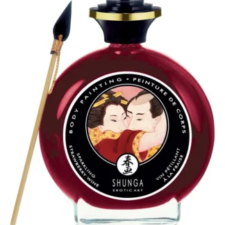 Shunga telová farba – jahoda a šumivé víno