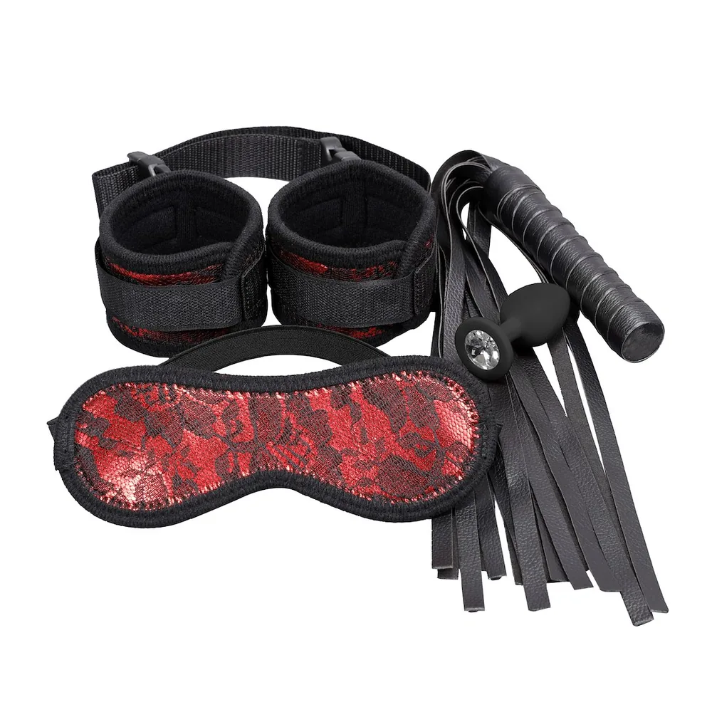 Sada BDSM 4 produkty Erospace Wild Play C7 – Obrázok 3