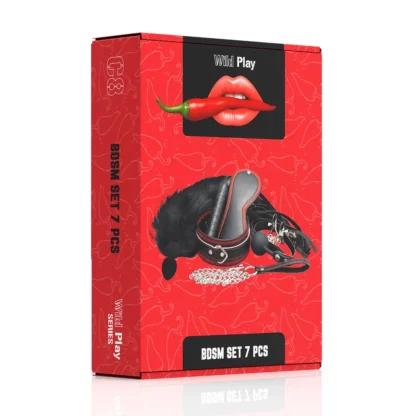 Sada BDSM 7 produktov Erospace Wild Play C8