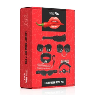 Luxusná sada BDSM 7 produktov Erospace Wild Play C10