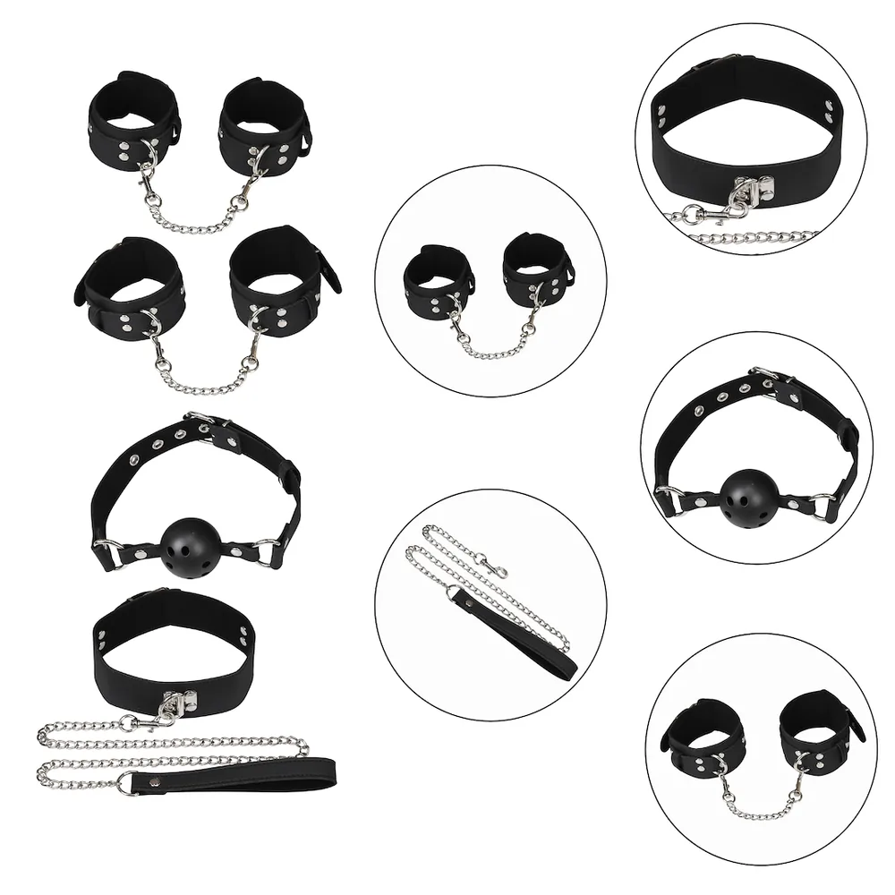 Sada BDSM 5 produktov Erospace Wild Play C11 – Obrázok 4