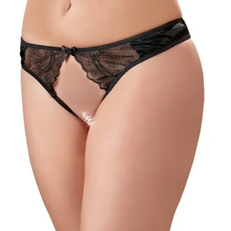 Cottelli - Basic otvorené tangá M
