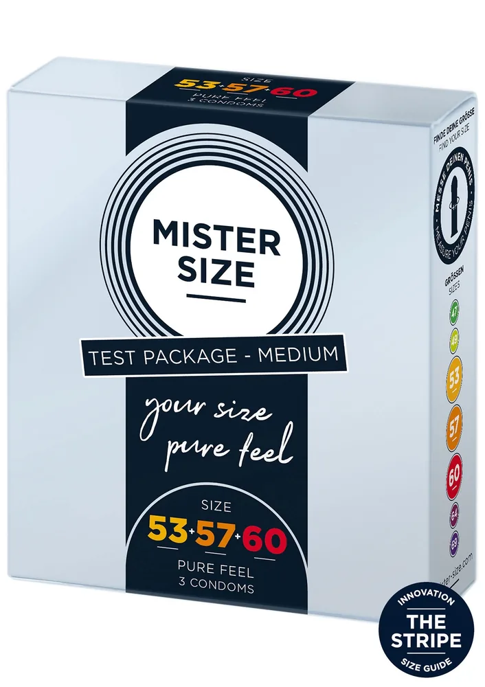 Mister Size Test Package Medium 53-57-60 mm (3 ks)