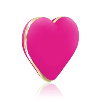 RS Icons Heart - nabíjací vibrátor na klitoris (ružová)