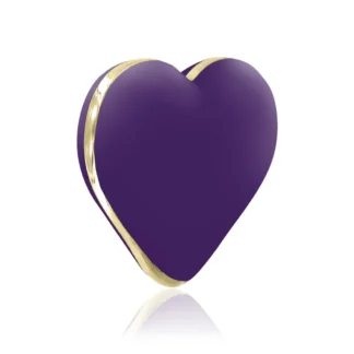 RS Icons Heart - nabíjací vibrátor na klitoris (fialová)