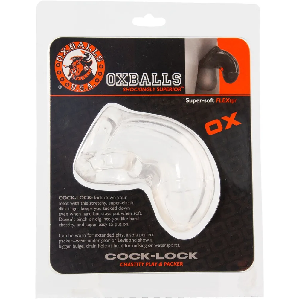 Oxballs Cock-Lock Chastity Clear