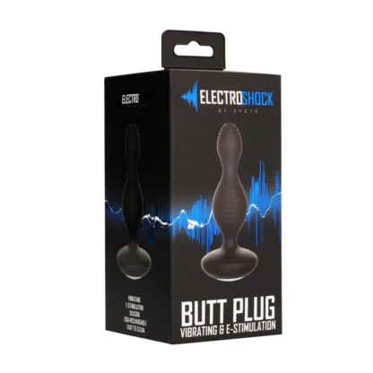 ElectroShock E-Stimulation vibračný análny kolík – čierny