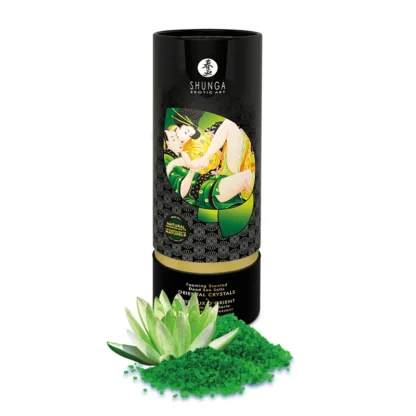Shunga Oriental Crystals - kúpeľová soľ na jedno použitie, Lotosový kvet (75 g)