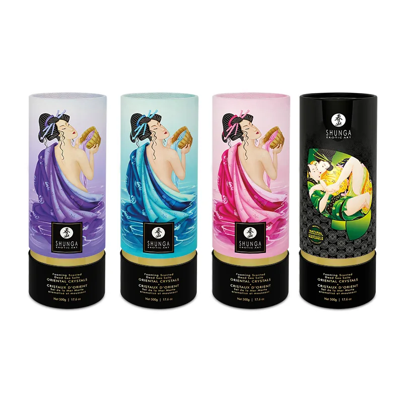 Shunga Oriental Crystals - kúpeľová soľ na jedno použitie, Exotické ovocie (75 g)