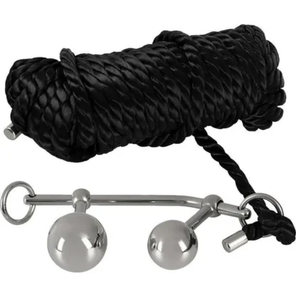 You2Toys Bondage Plugs - kovové rozťahovacie guličky s lanom (149 g)