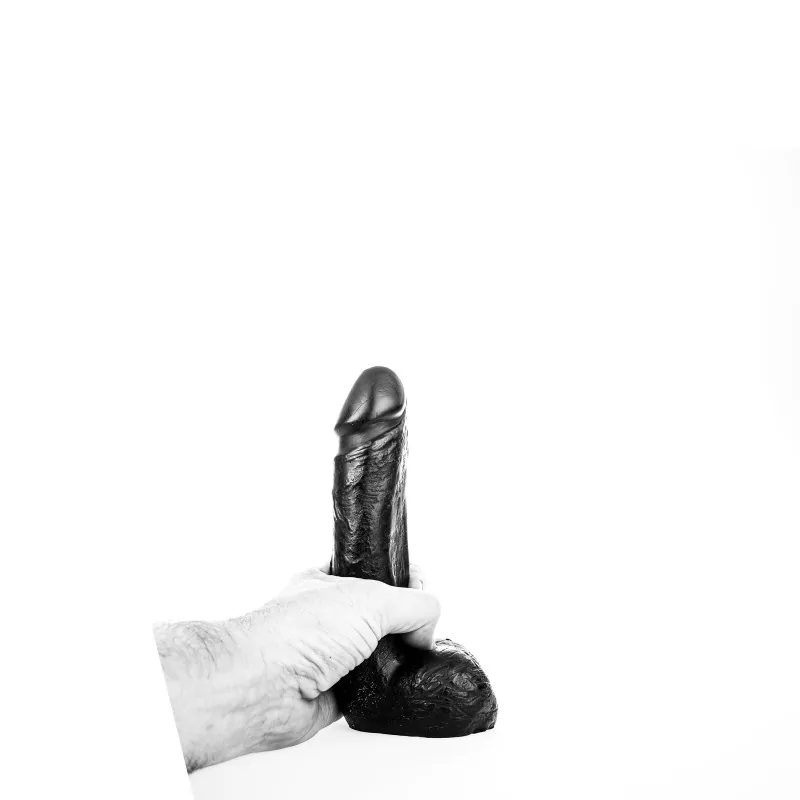 All Black AB05 – vinylové dildo – Obrázok 4