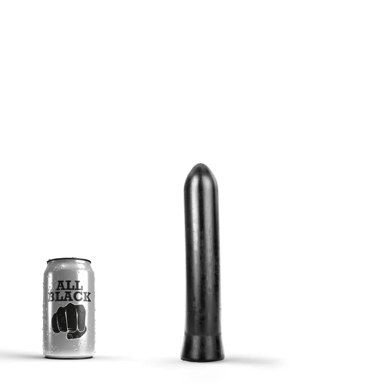 All Black AB07 – vinylové dildo – Obrázok 2