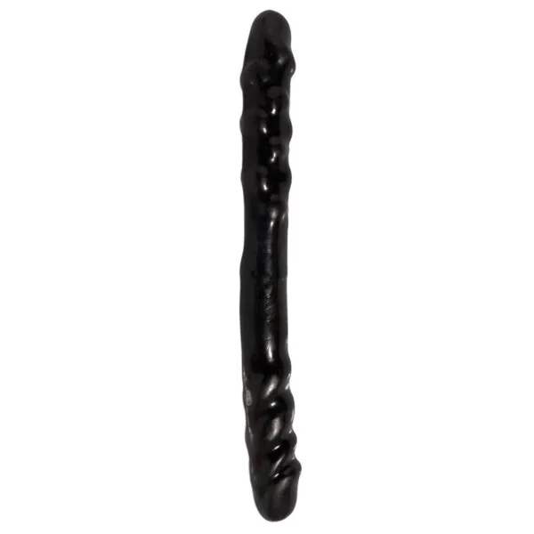Basix Double Dong obojstranné dildo čierne (40 cm)