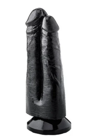 HardToys Tom & Max – dvojité dildo 17 x 7 cm