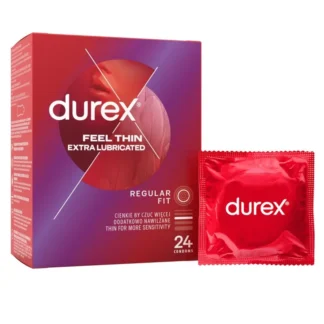 Durex Feel Thin Extra Lubricated 24 ks (CZ)