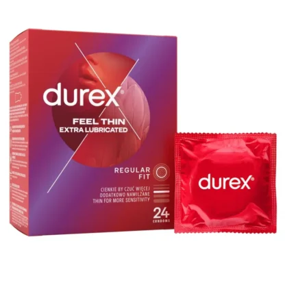 Durex Feel Thin Extra Lubricated 24 ks (CZ)