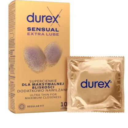 Durex Sensual Extra Lube 10 ks (CZ)