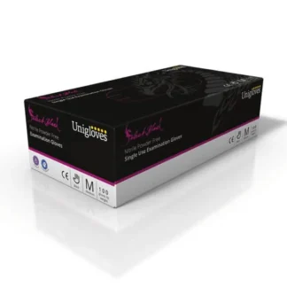 Unigloves Select Black – čierne jednorazové nitrilové rukavice (veľkosť XL)
