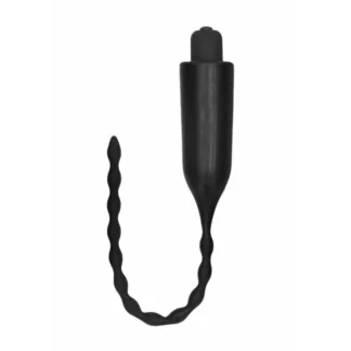 ElectroShock E-stimulačný vibračný uretrálny kolík – čierny