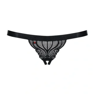 Obsessive 828-THC-1 – čierne otvorené tango (crotchless) S/M