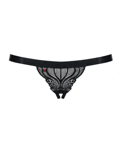Obsessive 828-THC-1 – čierne otvorené tango (crotchless) S/M