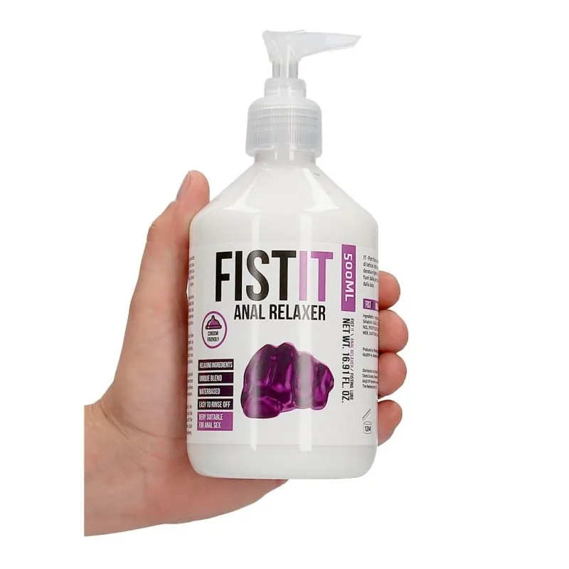 Fist It Anal Relaxer – lubrikant s pumpičkou 500 ml – Obrázok 2