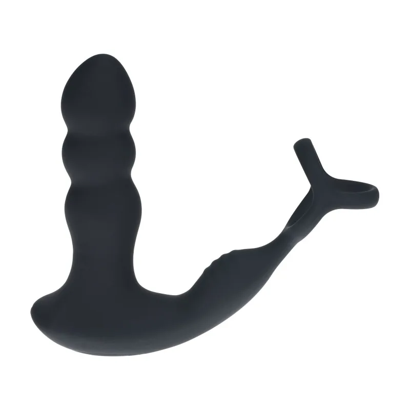 Levelz – stimulátor prostaty s rotačnou hlavou a krúžkom na penis a semenníky – Obrázok 2