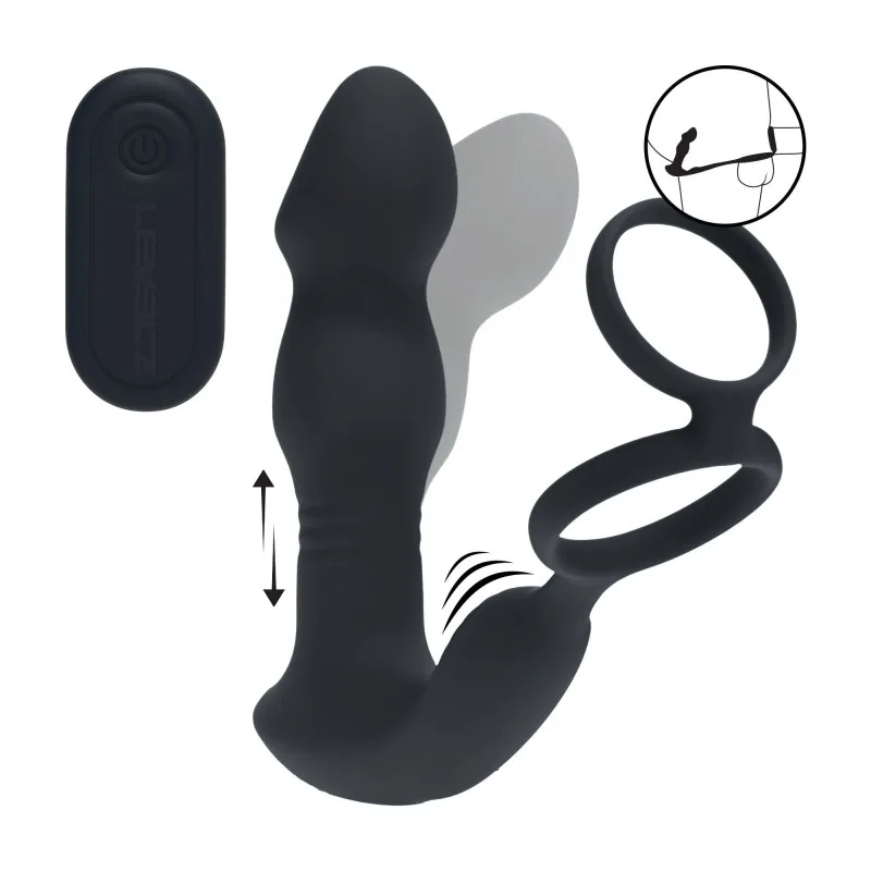 Levelz – stimulátor prostaty s diaľkovým ovládaním a krúžkom na penis