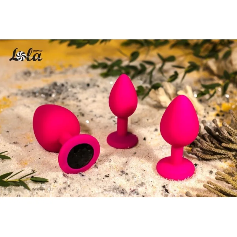 Lola Games Cutie análny šperk stredný ružovo-čierny – Obrázok 5