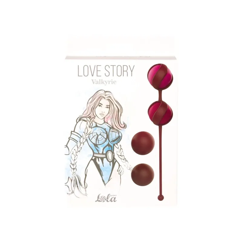 Lola Games Love Story Valkyrie venušine guľôčky vínovočervené – Obrázok 11