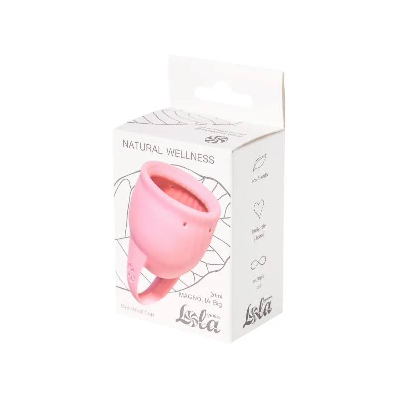 Lola Games Natural Wellness menštruačný kalíšok Magnolia veľký 20 ml – Obrázok 6