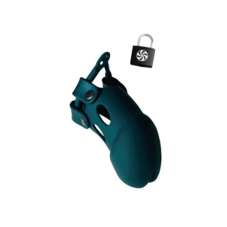Lola Games Vanilla Guard – klietka na penis tmavozelená