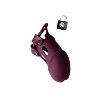 Lola Games Vanilla Guard – klietka na penis vínovočervená