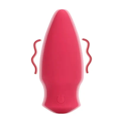 Loveline kužeľový mini vibrátor (bullet), červený