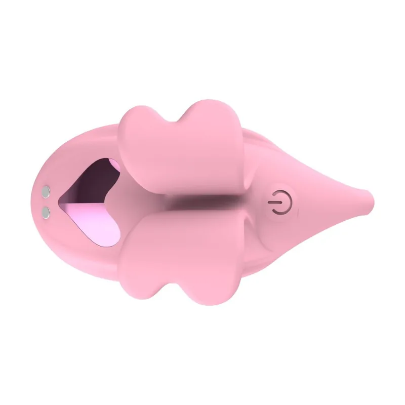 Loveline Dual – prstový vibrátor, ružový – Obrázok 4