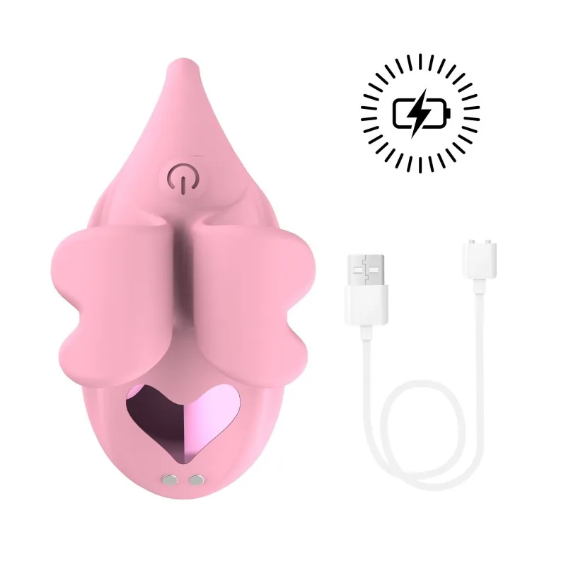 Loveline Dual – prstový vibrátor, ružový – Obrázok 6